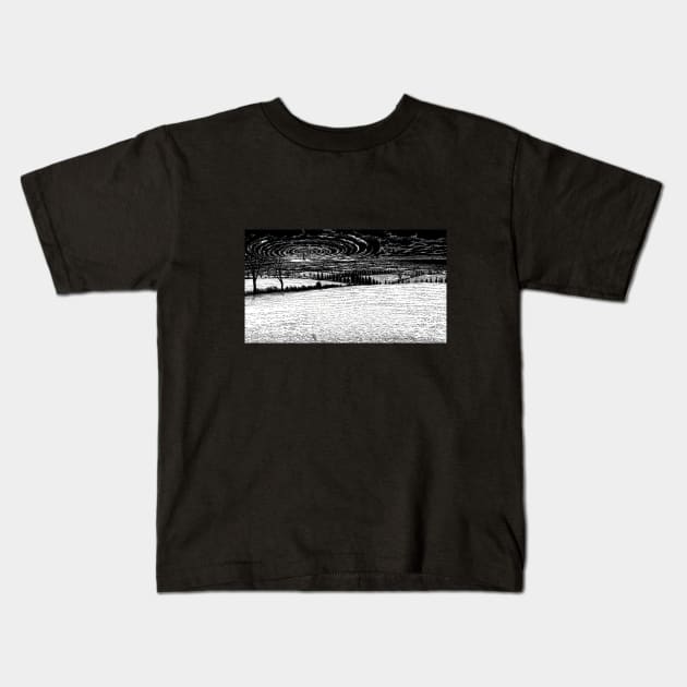 the storm Kids T-Shirt by theblack futur